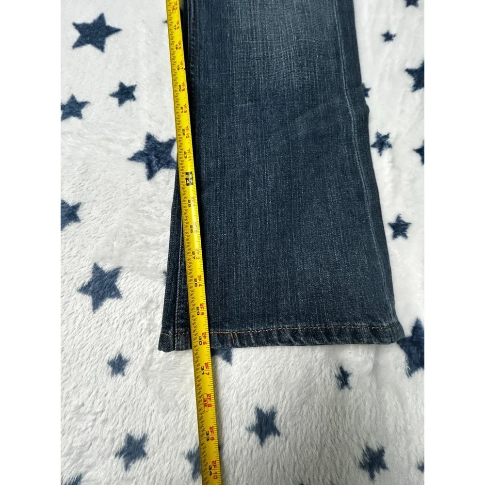 Levi's 527 Jeans Mens 34x30 Slim Boot Cut Blue Denim Dark Wash Stretch Casual